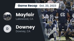 Recap: Mayfair  vs. Downey  2023