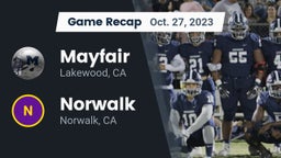 Recap: Mayfair  vs. Norwalk  2023