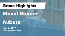 Mount Rainier  vs Auburn  Game Highlights - Jan. 2, 2019