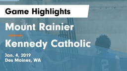 Mount Rainier  vs Kennedy Catholic  Game Highlights - Jan. 4, 2019