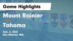 Mount Rainier  vs Tahoma  Game Highlights - Feb. 4, 2023