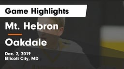 Mt. Hebron  vs Oakdale  Game Highlights - Dec. 2, 2019