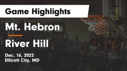 Mt. Hebron  vs River Hill  Game Highlights - Dec. 16, 2022