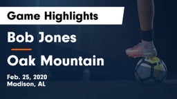 Bob Jones  vs Oak Mountain  Game Highlights - Feb. 25, 2020
