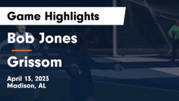 Bob Jones  vs Grissom  Game Highlights - April 13, 2023