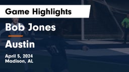 Bob Jones  vs Austin  Game Highlights - April 5, 2024
