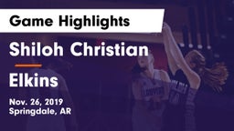 Shiloh Christian  vs Elkins  Game Highlights - Nov. 26, 2019