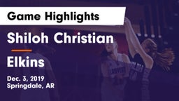 Shiloh Christian  vs Elkins  Game Highlights - Dec. 3, 2019