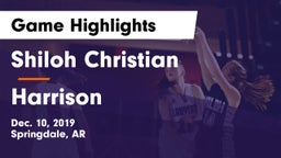 Shiloh Christian  vs Harrison  Game Highlights - Dec. 10, 2019