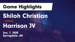 Shiloh Christian  vs Harrison JV Game Highlights - Jan. 7, 2020