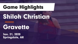 Shiloh Christian  vs Gravette  Game Highlights - Jan. 21, 2020