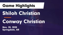 Shiloh Christian  vs Conway Christian  Game Highlights - Nov. 20, 2020