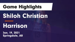 Shiloh Christian  vs Harrison  Game Highlights - Jan. 19, 2021