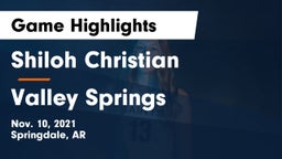 Shiloh Christian  vs Valley Springs  Game Highlights - Nov. 10, 2021