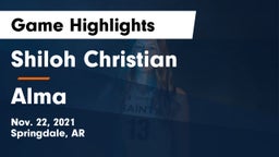 Shiloh Christian  vs Alma  Game Highlights - Nov. 22, 2021