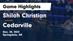 Shiloh Christian  vs Cedarville  Game Highlights - Dec. 28, 2022