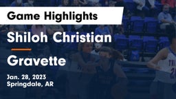 Shiloh Christian  vs Gravette  Game Highlights - Jan. 28, 2023