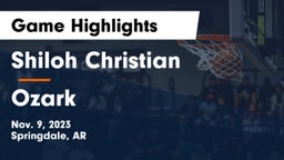 Shiloh Christian  vs Ozark  Game Highlights - Nov. 9, 2023