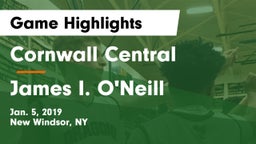 Cornwall Central  vs James I. O'Neill  Game Highlights - Jan. 5, 2019