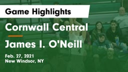Cornwall Central  vs James I. O'Neill  Game Highlights - Feb. 27, 2021