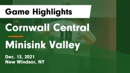 Cornwall Central  vs Minisink Valley  Game Highlights - Dec. 13, 2021