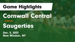 Cornwall Central  vs Saugerties  Game Highlights - Dec. 5, 2023