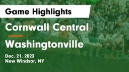 Cornwall Central  vs Washingtonville  Game Highlights - Dec. 21, 2023