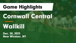 Cornwall Central  vs Wallkill  Game Highlights - Dec. 28, 2023