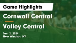 Cornwall Central  vs Valley Central  Game Highlights - Jan. 2, 2024