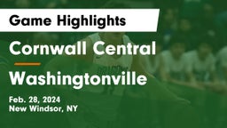 Cornwall Central  vs Washingtonville  Game Highlights - Feb. 28, 2024