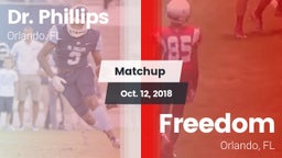Matchup: Dr. Phillips High vs. Freedom  2018