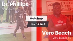 Matchup: Dr. Phillips High vs. Vero Beach  2018