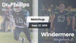 Matchup: Dr. Phillips High vs. Windermere  2019