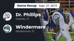 Recap: Dr. Phillips  vs. Windermere  2019