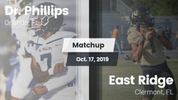 Matchup: Dr. Phillips High vs. East Ridge  2019