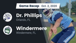 Recap: Dr. Phillips  vs. Windermere  2020