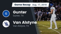 Recap: Gunter  vs. Van Alstyne  2018