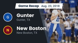 Recap: Gunter  vs. New Boston  2018