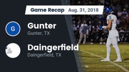 Recap: Gunter  vs. Daingerfield  2018