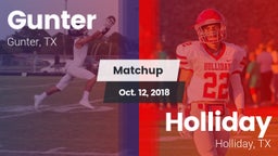 Matchup: Gunter  vs. Holliday  2018