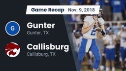 Recap: Gunter  vs. Callisburg  2018