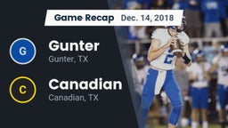 Recap: Gunter  vs. Canadian  2018