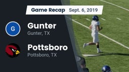 Recap: Gunter  vs. Pottsboro  2019