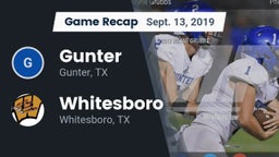 Recap: Gunter  vs. Whitesboro  2019