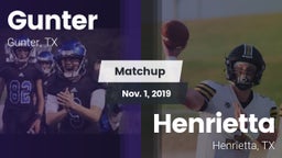 Matchup: Gunter  vs. Henrietta  2019