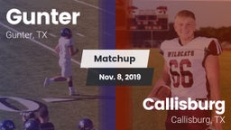 Matchup: Gunter  vs. Callisburg  2019