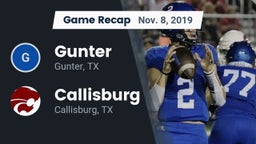 Recap: Gunter  vs. Callisburg  2019