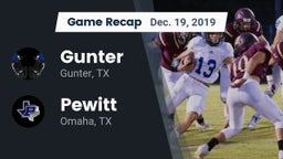 Recap: Gunter  vs. Pewitt  2019