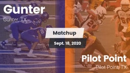Matchup: Gunter  vs. Pilot Point  2020