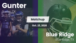 Matchup: Gunter  vs. Blue Ridge  2020